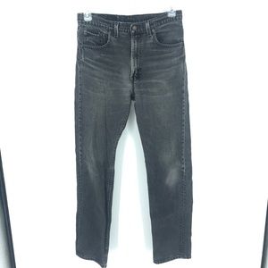 VTG USA 🌟 Levi’s 505 Straight Black Jeans 32x32.5
